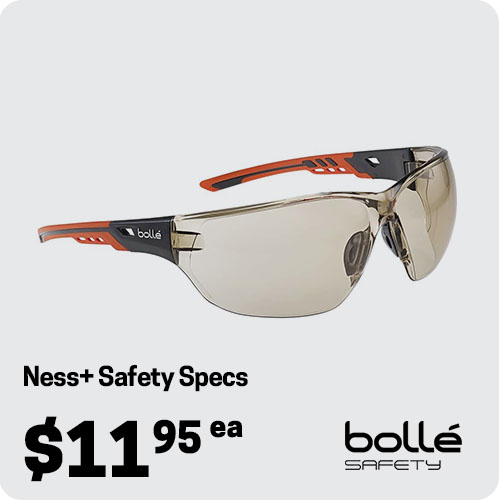 Bolle NESSPCSP Spectacles - Ness Plus - Platinum - Anti-Scratch/Anti-Fog - CSP Lens